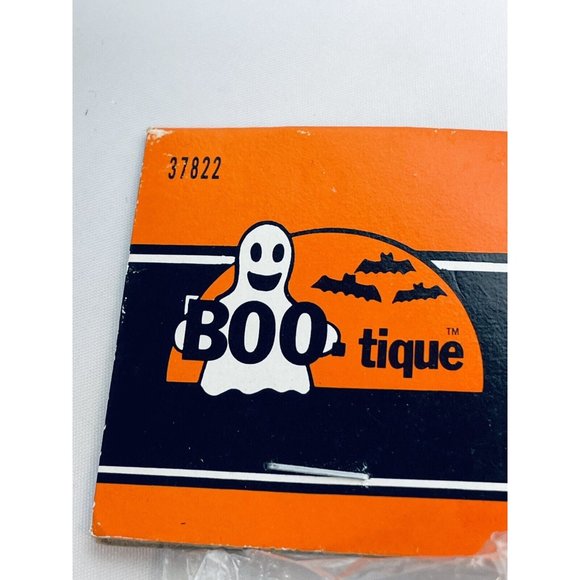 BOO-tique Halloween 7” Wooden Primitive Scarecrow With Jack-O’-Lantern Vintage - Picture 9 of 10